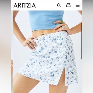 Sunday Best | Floral mini skirt